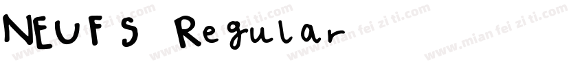 NEU-F6-S92 Regular字体转换